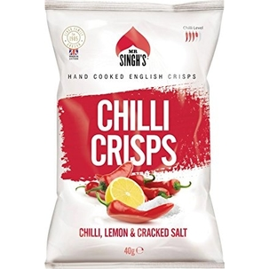 Mr Singh's Chilli Crisps - Family Size 150g (single bag)